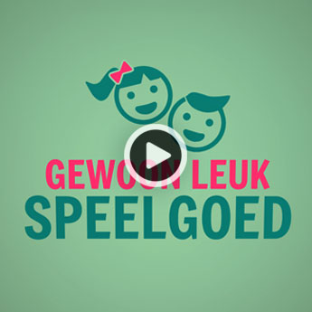 Instore reclame voor Gewoon Leuk Speelgoed in Veldhoven